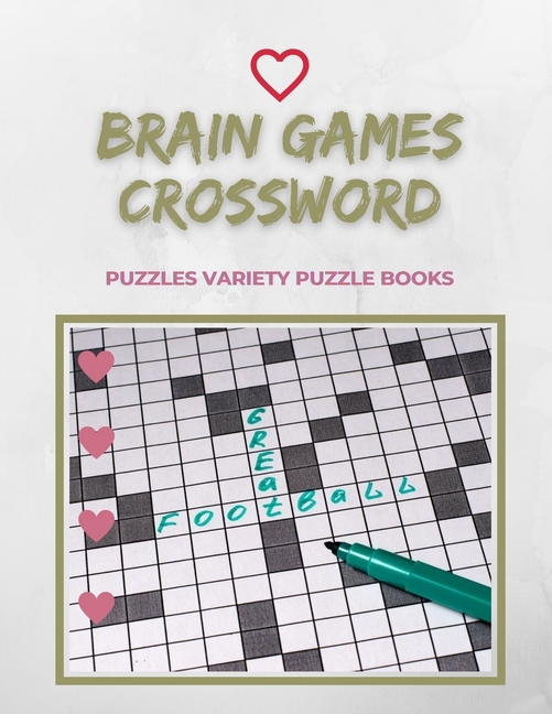 Brain Games Crossword Puzzles Variety Puzzle Books : Daily Commuter  Crossword Puzzle Book, Books Of Crossword Puzzles - Crosswords Fun! Themed  Word